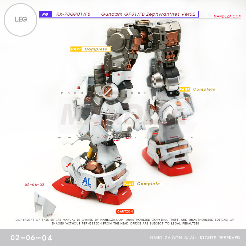 PG] RX78 GP-01Ver02LEG 02-06