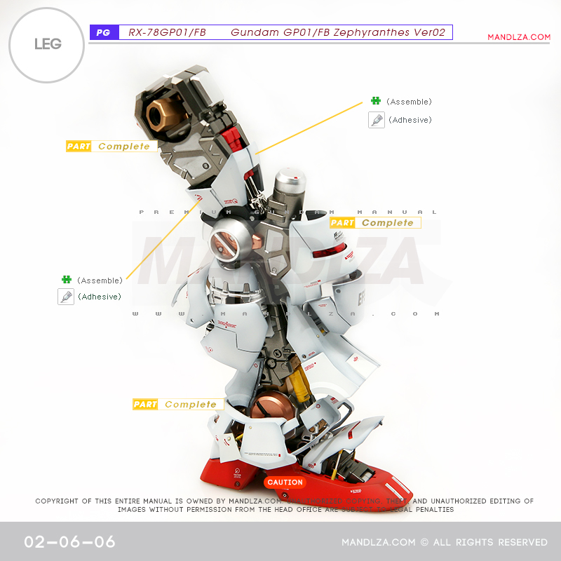 PG] RX78 GP-01Ver02LEG 02-06