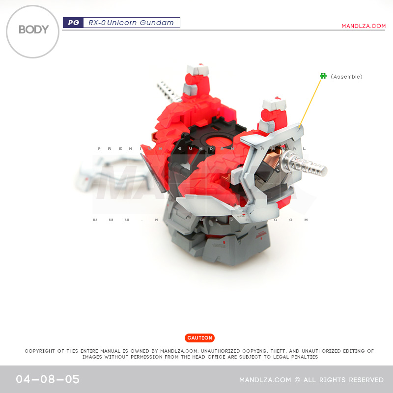 PG] RX-0 Unicorn BODY 04-08