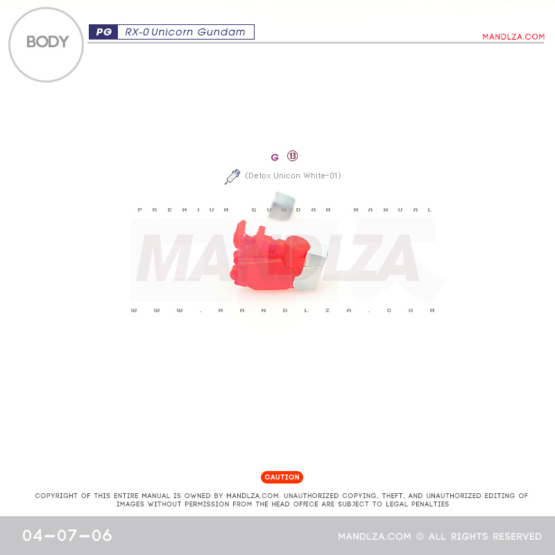 PG] RX-0 Unicorn BODY 04-07