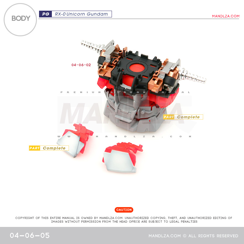 PG] RX-0 Unicorn BODY 04-06