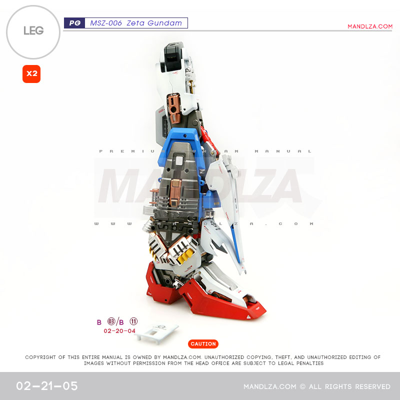 PG] MSZ006 ZETA LEG 02-21