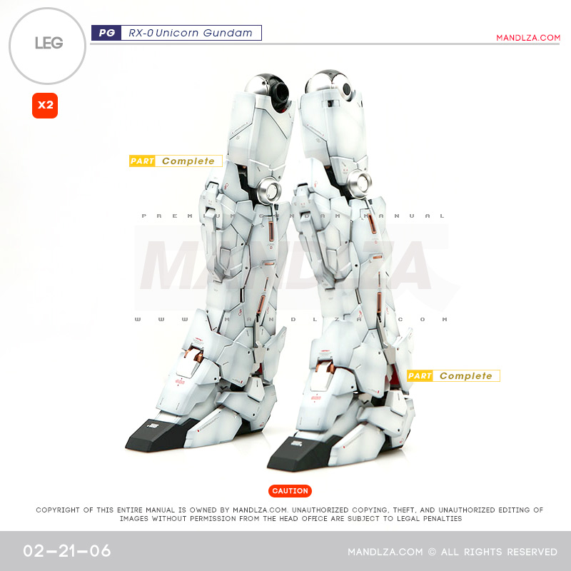 PG] RX-0 Unicorn LEG 02-21