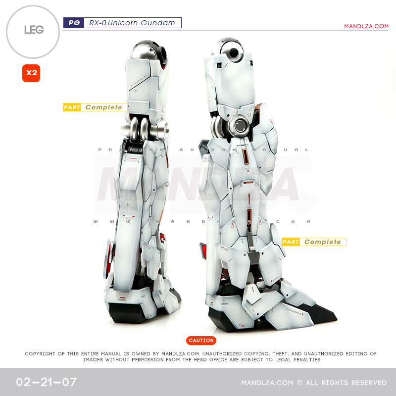 PG] RX-0 Unicorn LEG 02-21