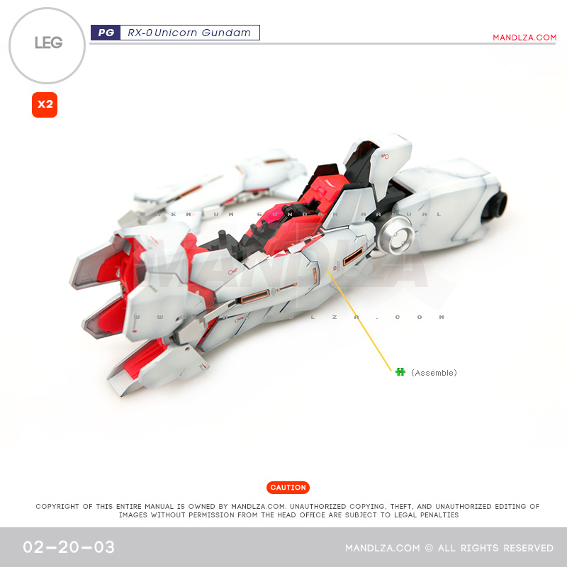 PG] RX-0 Unicorn LEG 02-20