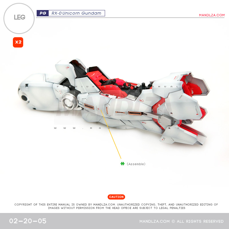 PG] RX-0 Unicorn LEG 02-20