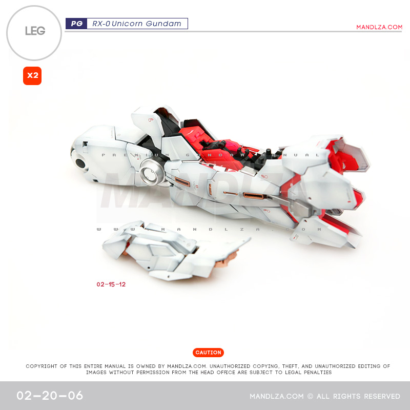 PG] RX-0 Unicorn LEG 02-20
