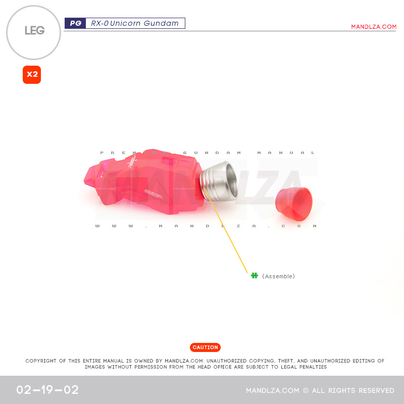 PG] RX-0 Unicorn LEG 02-19