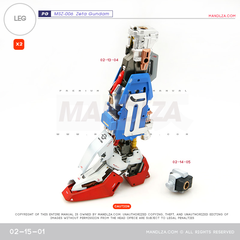 PG] MSZ006 ZETA LEG 02-15