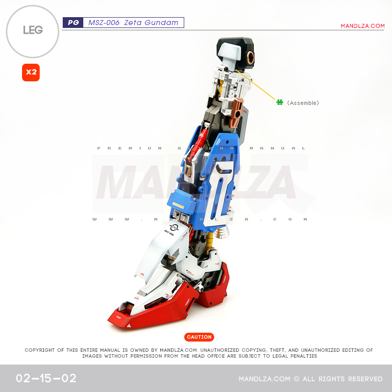 PG] MSZ006 ZETA LEG 02-15