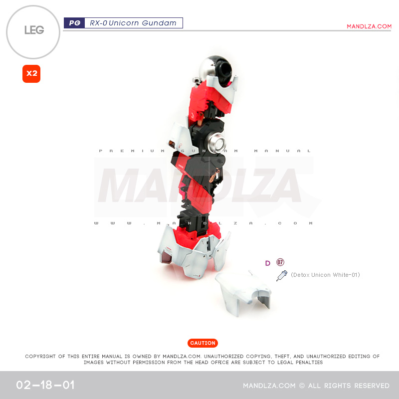 PG] RX-0 Unicorn LEG 02-18