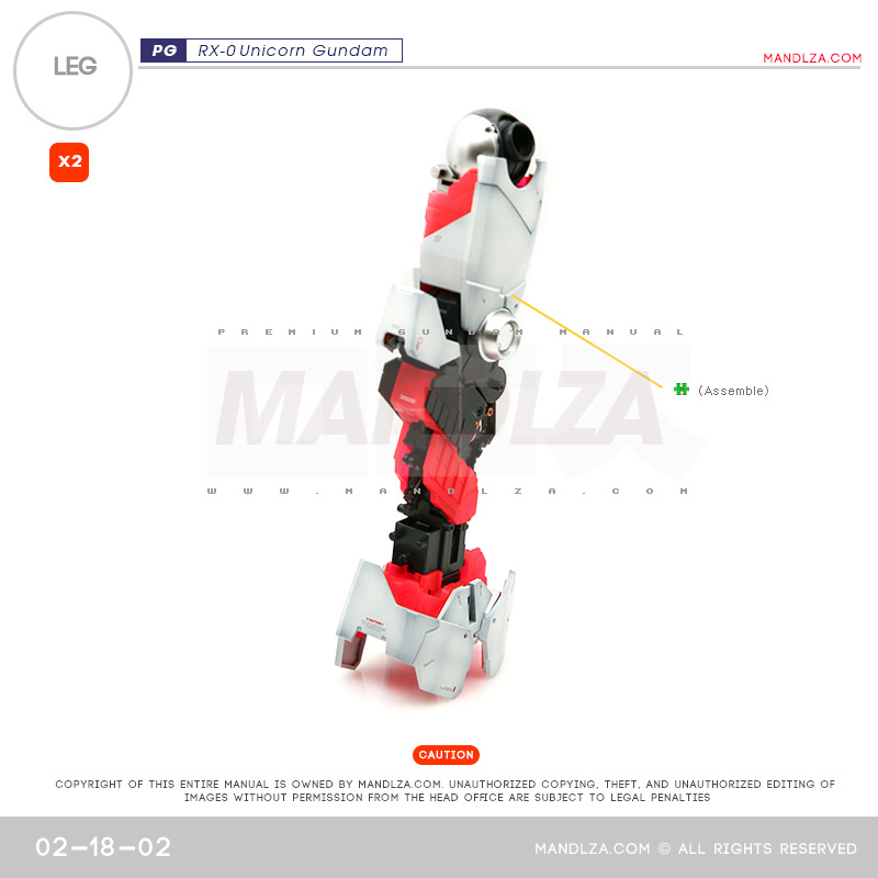 PG] RX-0 Unicorn LEG 02-18