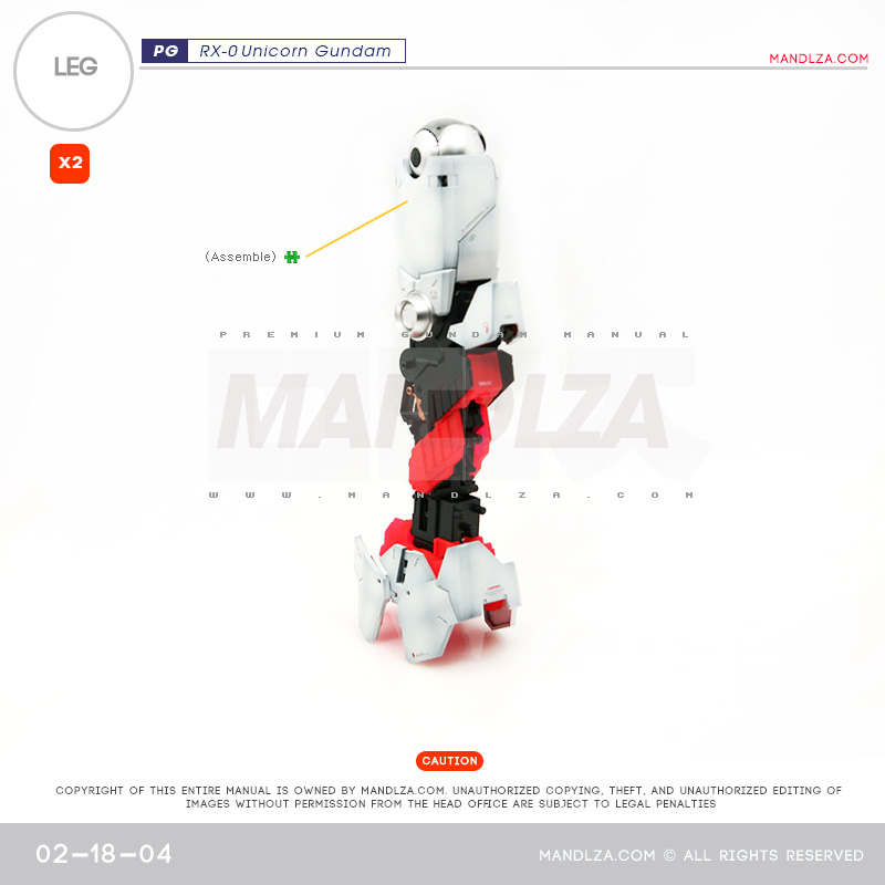 PG] RX-0 Unicorn LEG 02-18