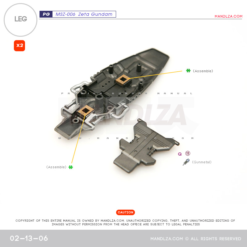 PG] MSZ006 ZETA LEG 02-13