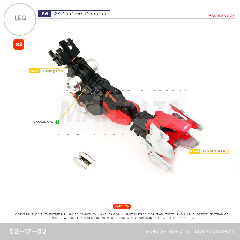 PG] RX-0 Unicorn LEG 02-17