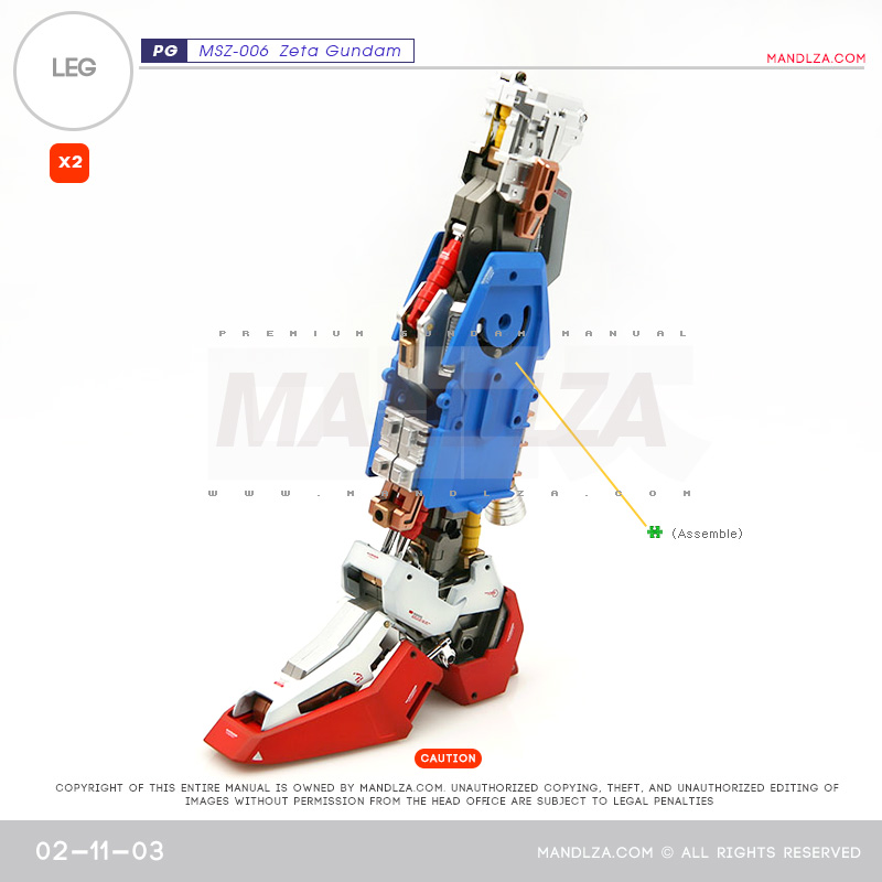 PG] MSZ006 ZETA LEG 02-11