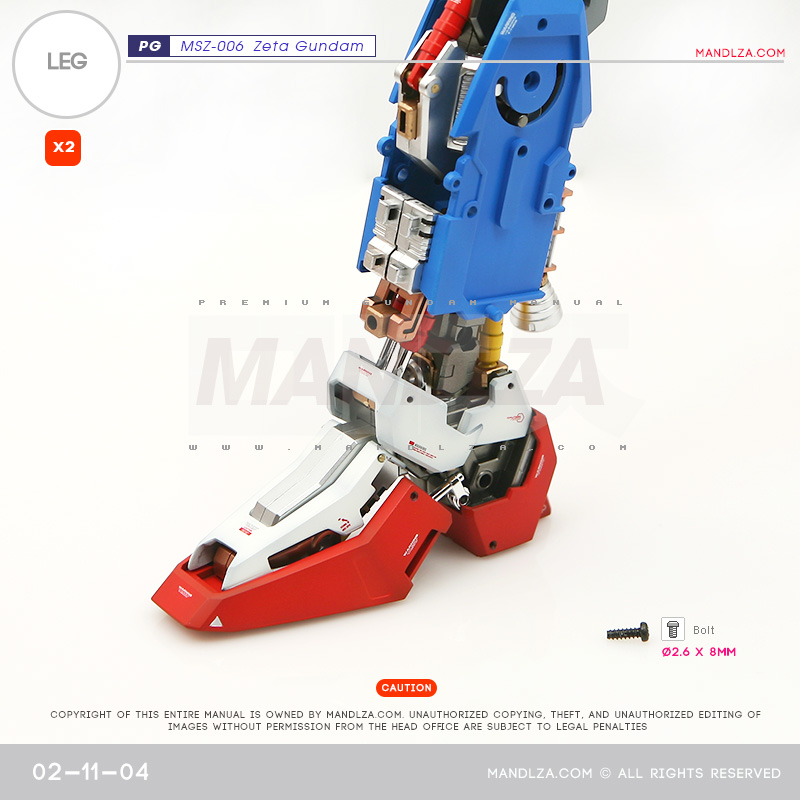 PG] MSZ006 ZETA LEG 02-11