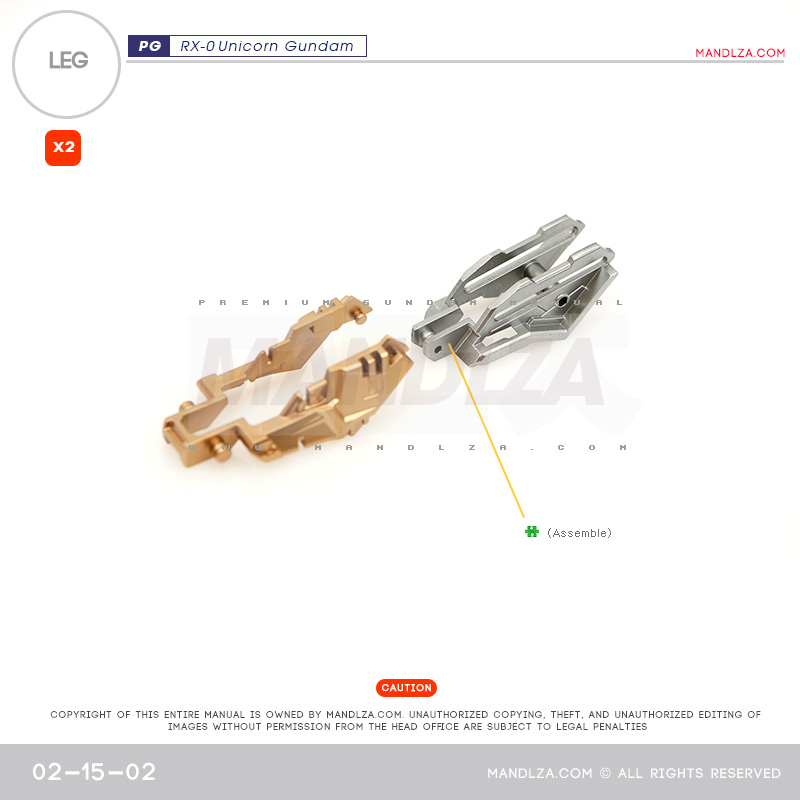 PG] RX-0 Unicorn LEG 02-15