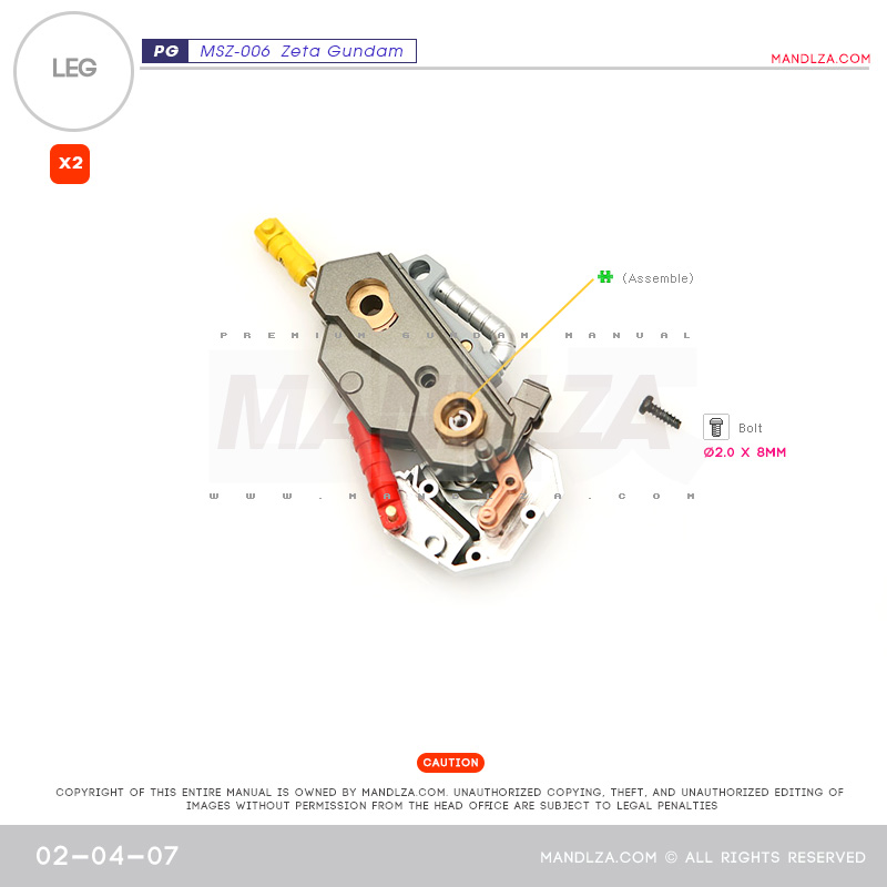 PG] MSZ006 ZETA LEG 02-04