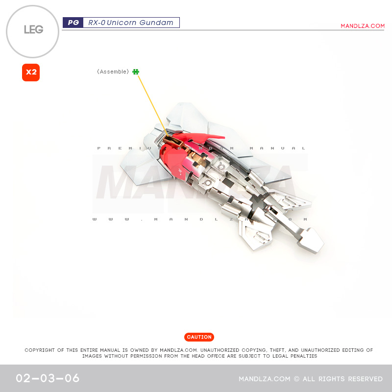 PG] RX-0 Unicorn LEG 02-03