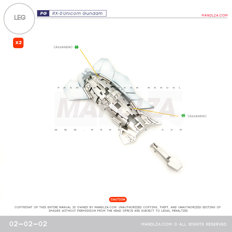 PG] RX-0 Unicorn LEG 02-02
