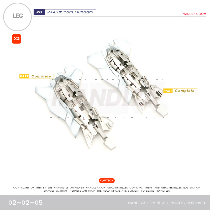 PG] RX-0 Unicorn LEG 02-02