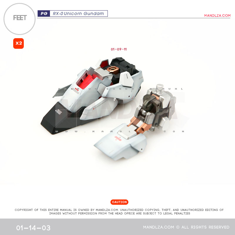 PG] RX-0 UNICORN FEET 01-14