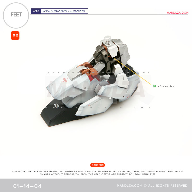 PG] RX-0 UNICORN FEET 01-14