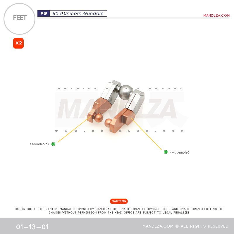 PG] RX-0 UNICORN FEET 01-13