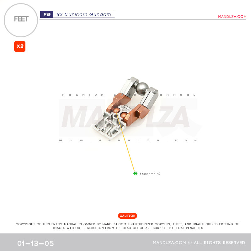 PG] RX-0 UNICORN FEET 01-13