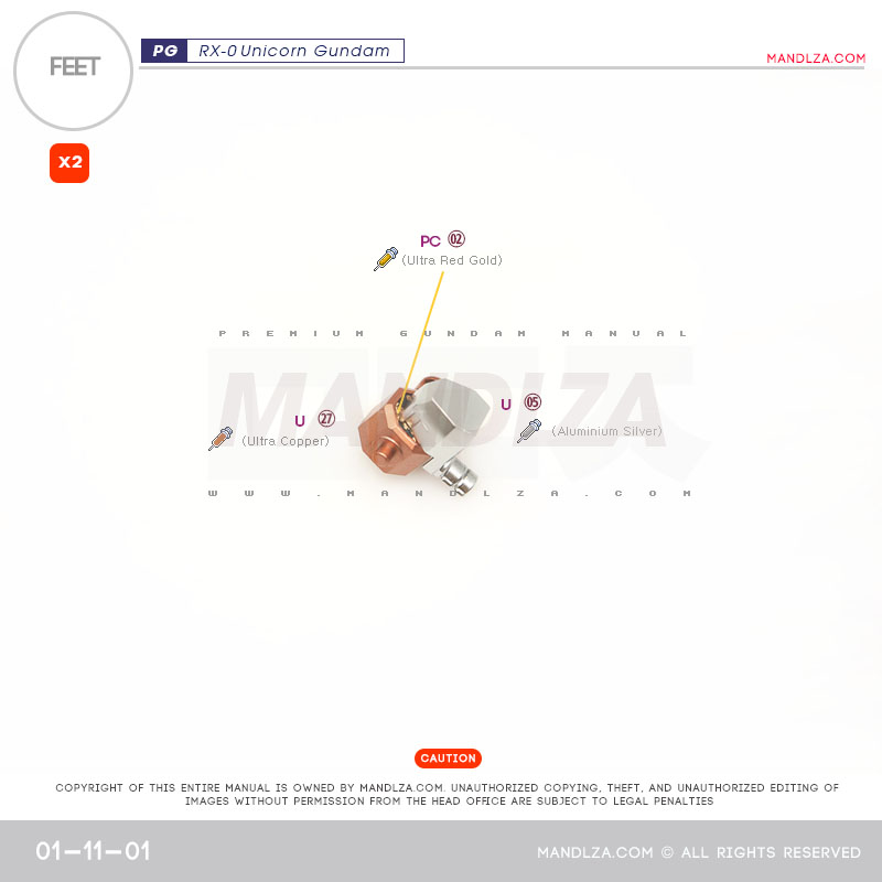 PG] RX-0 UNICORN FEET 01-11