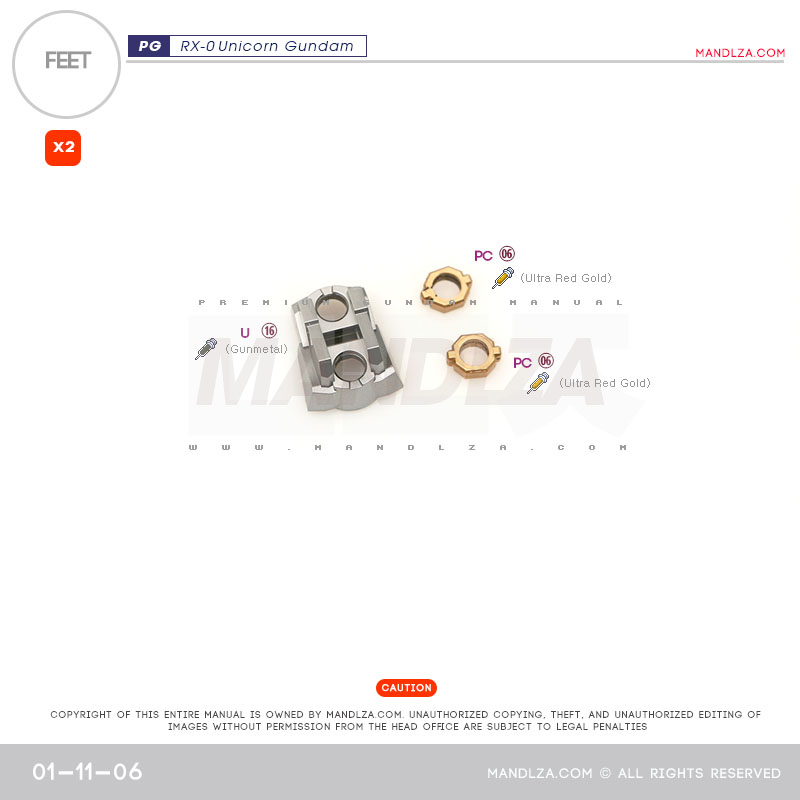 PG] RX-0 UNICORN FEET 01-11