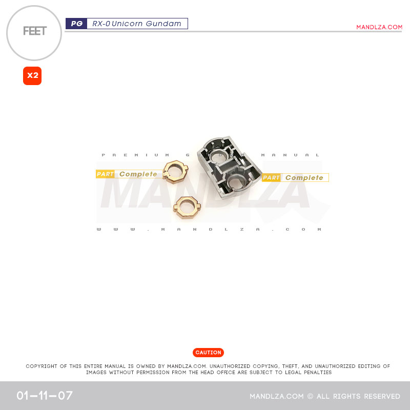 PG] RX-0 UNICORN FEET 01-11