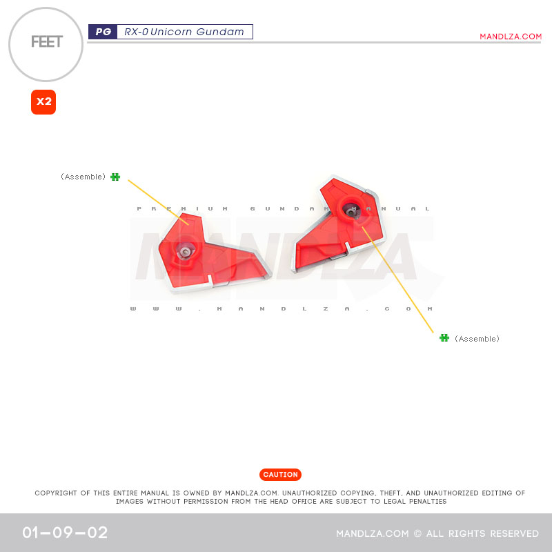 PG] RX-0 UNICORN FEET 01-09