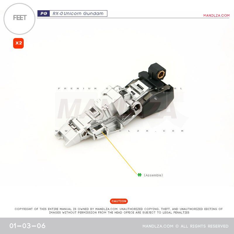 PG] RX-0 UNICORN FEET 01-03