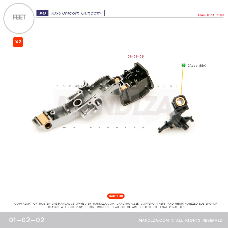 PG] RX-0 UNICORN FEET 01-02