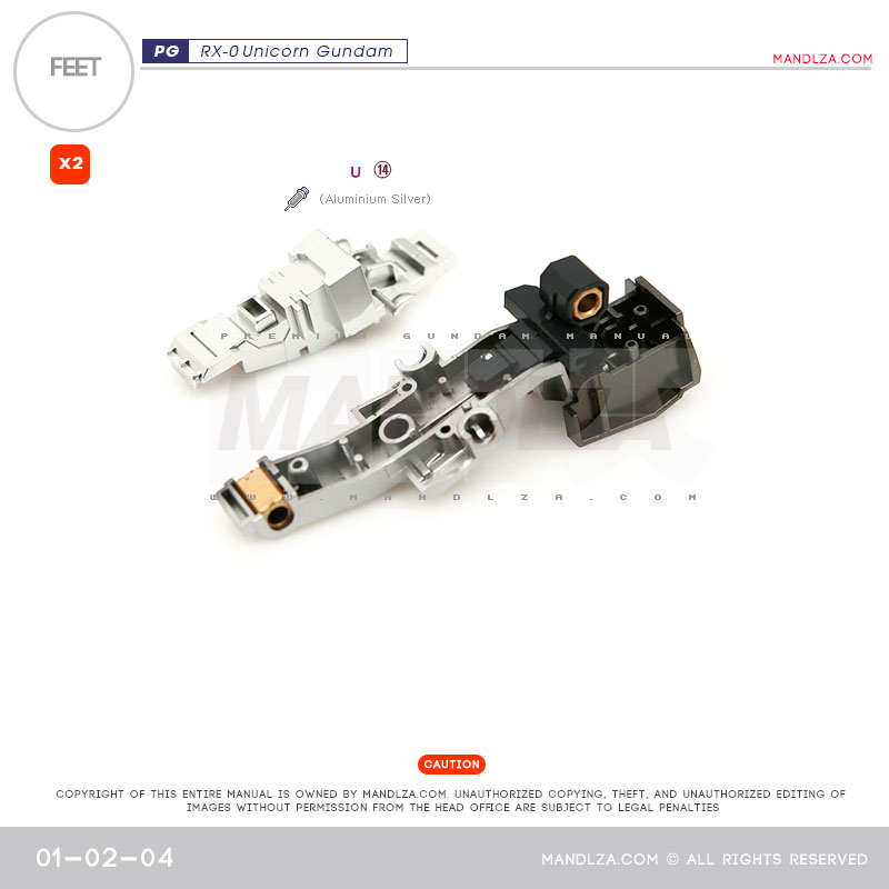 PG] RX-0 UNICORN FEET 01-02