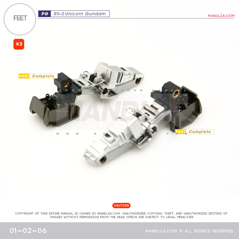 PG] RX-0 UNICORN FEET 01-02
