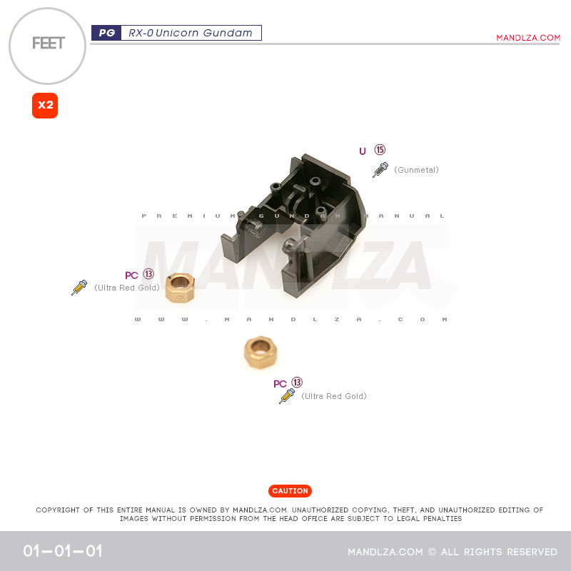 PG] RX-0 UNICORN FEET 01-01