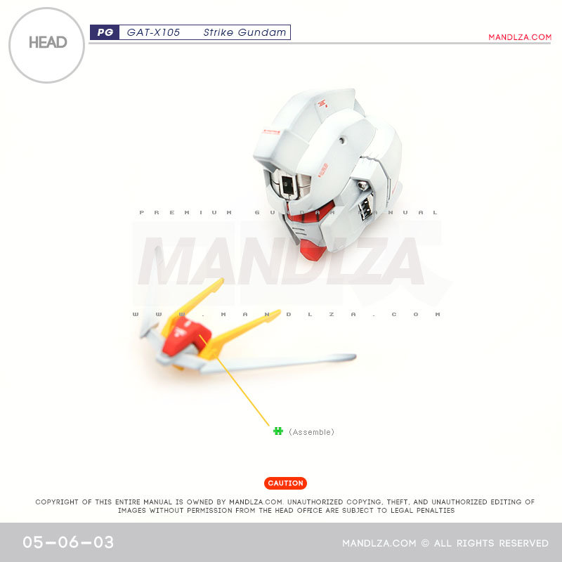 PG] GAT-X105 STRIKE  HEAD 05-06