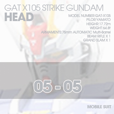 PG] GAT-X105 STRIKE HEAD 05-05