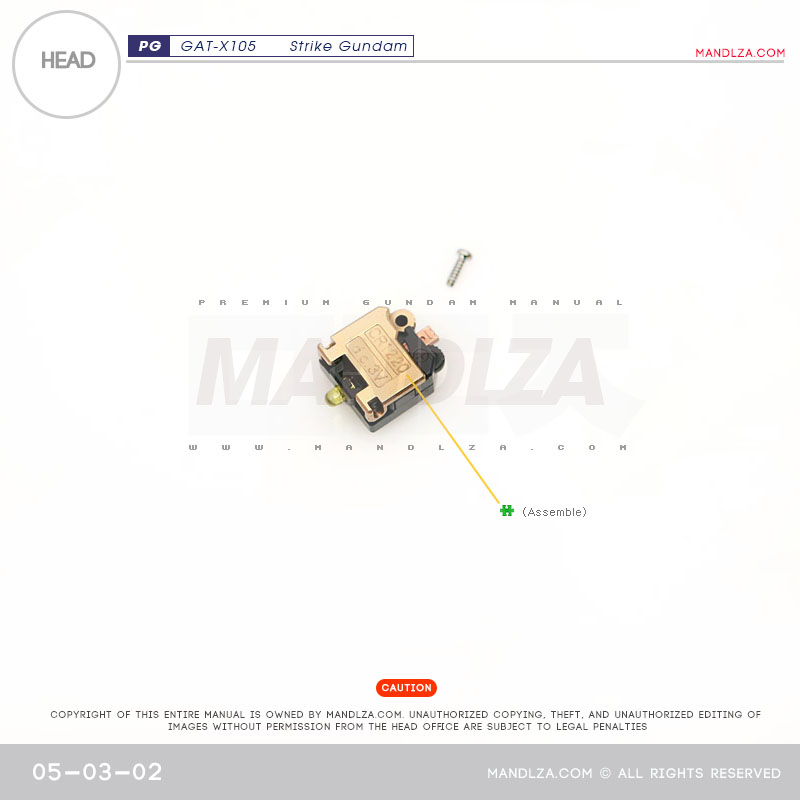 PG] GAT-X105 STRIKE HEAD 05-03