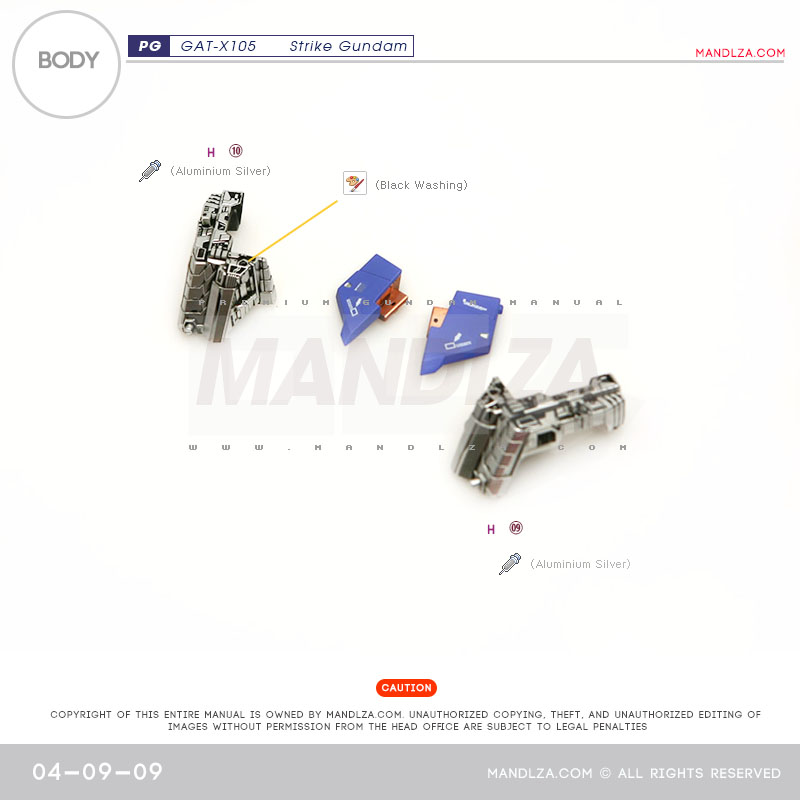 PG] GAT-X105 STRIKE BODY 04-09