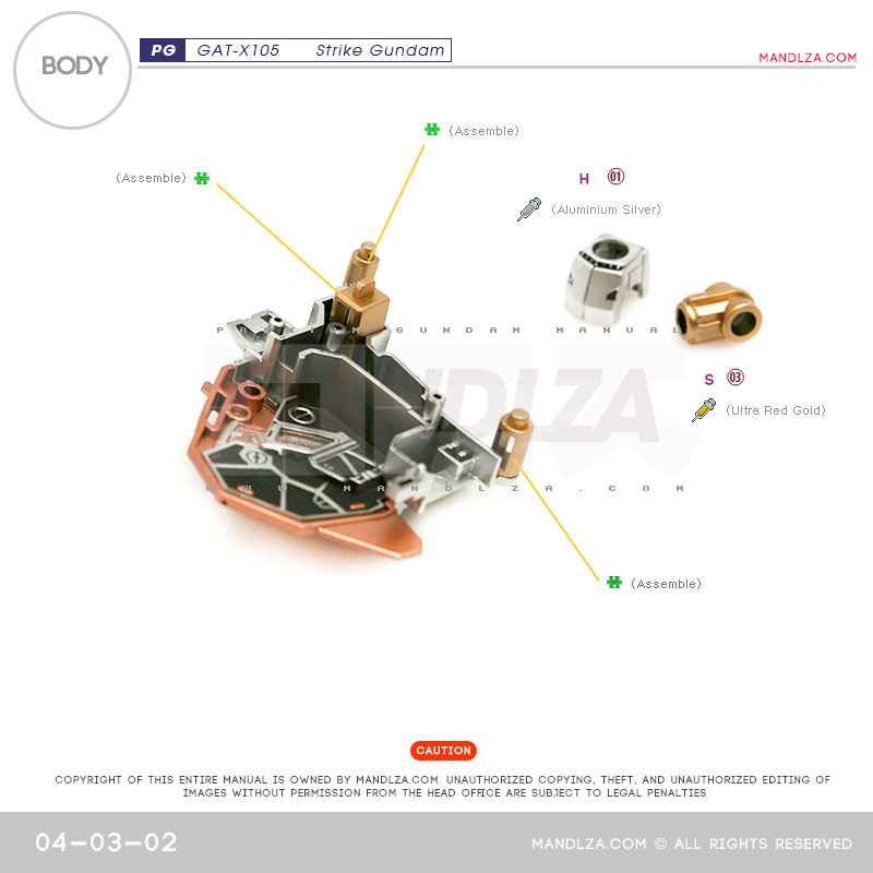 PG] GAT-X105 STRIKE BODY 04-03