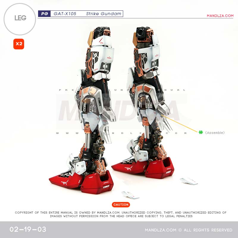 PG] GAT-X105 STRIKE LEG 02-19