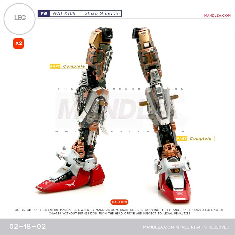 PG] GAT-X105 STRIKE LEG 02-18