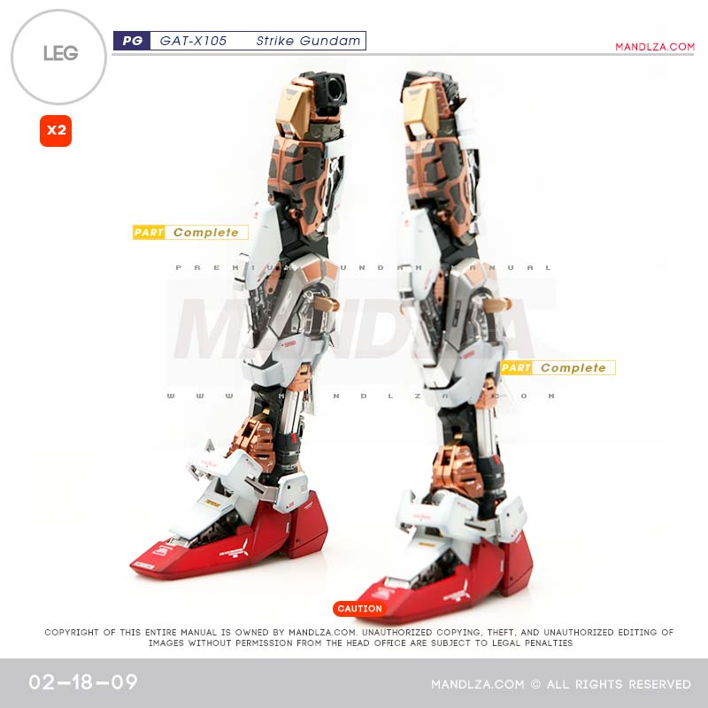 PG] GAT-X105 STRIKE LEG 02-18