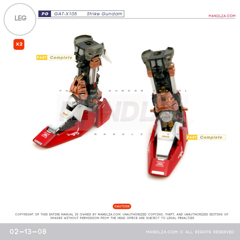 PG] GAT-X105 STRIKE LEG 02-13