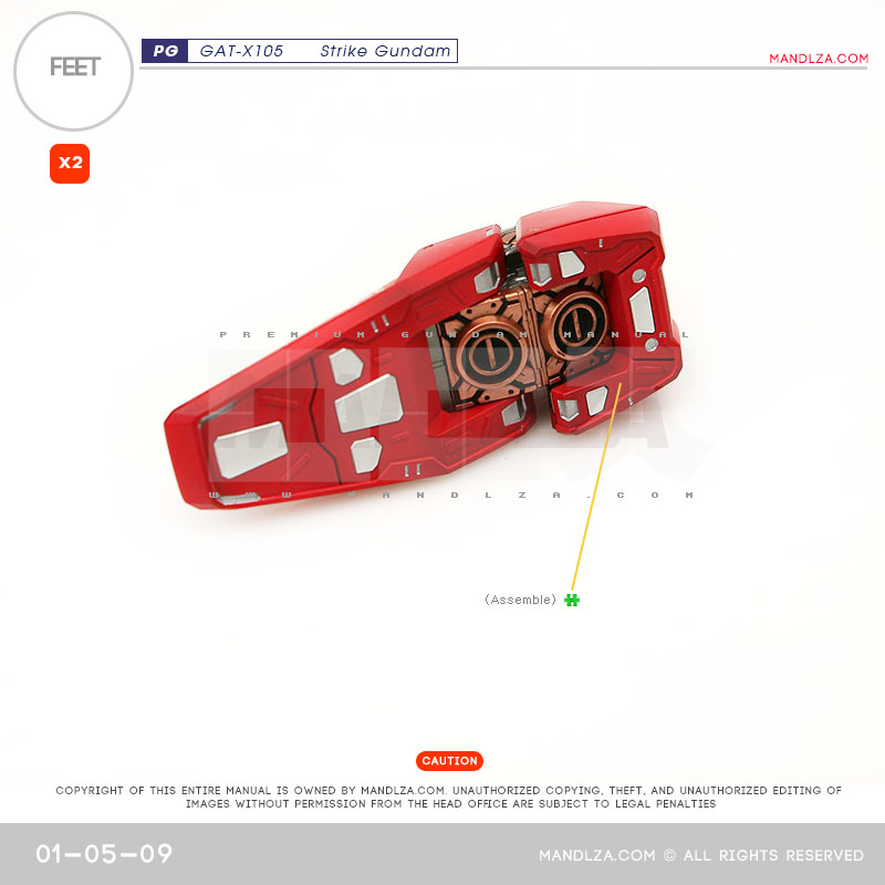 PG] GAT-X105 STRIKE FEET 01-05