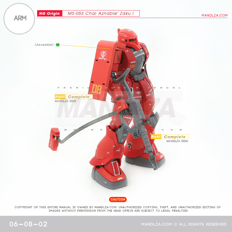 HG] The Origin-Zaku I ARM 06-08